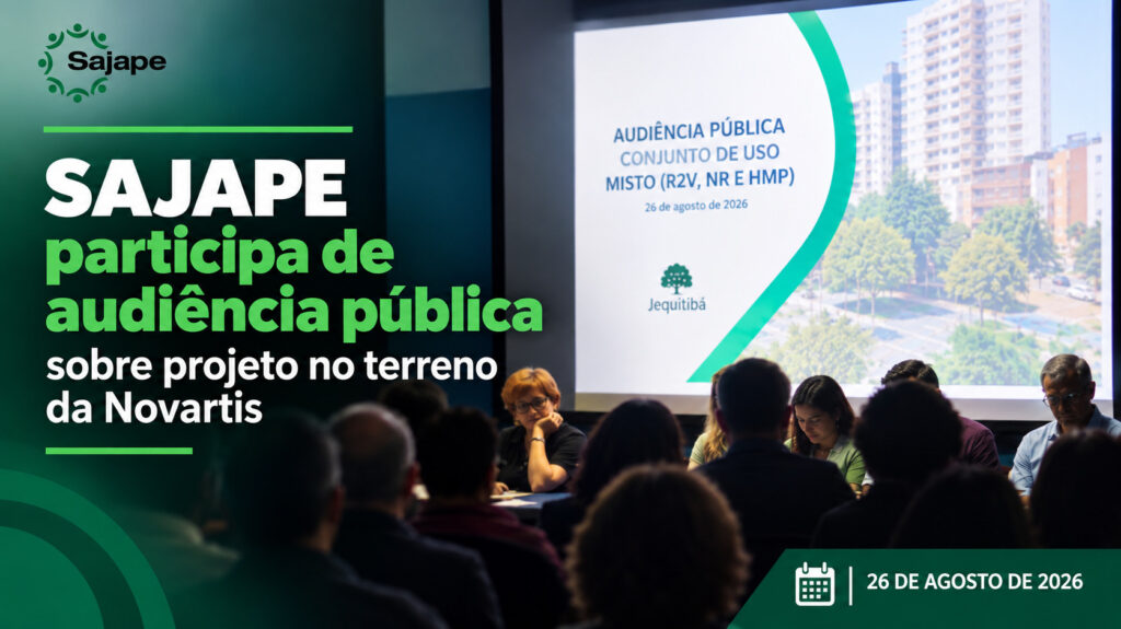 SAJAPE participa de audiência pública sobre projeto no terreno da Novartis
